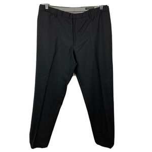 Banana Republic Pants Mens Sz‎ 35 Black Wool Classic Fit Straight Leg Dress